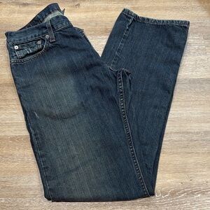 Levi's Size W30/L32 Men's Slim Straight Jeans - Dark Blue